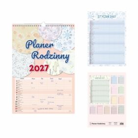 Kalendarz 2027 miesięczny - Rodzinny Planer
