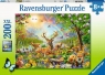 Ravensburger, Puzzle XXL 200: Leśne zwierzęta (13352) Wiek: 8+