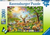 Ravensburger, Puzzle XXL 200: Leśne zwierzęta (13352)
