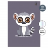 Zeszyt A4 32k.w kratkę z marginesem Lemur 90g