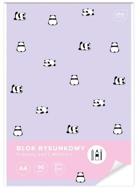 Interdruk, Blok rysunkowy A4, 50 k. - Cute Girl