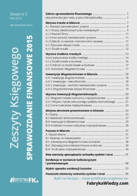 Zeszyty Księgowego Nr 2 Sprawozdanie finansowe 2015 - Trzpioła Katarzyna