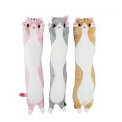 Maskotka-wałek - Pastelowy kot, 90 cm