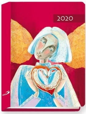Terminarz 2020 B7 Kolorowy anioł