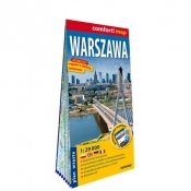 Warszawa; laminowany plan miasta 1:29 000 - Opracowanie zbiorowe
