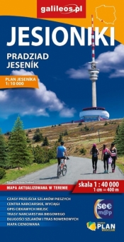 Jesioniki Pradziad. Mapa turystyczna w skali 1:40 000