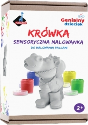 Askato, Genialny dzieciak. Sensoryczna malowanka - krówka (118529)