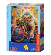 Puzzle 180 el. B-018529 Kitten's Floral Ride