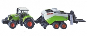 Siku Farmer - Claas Axion z dużą snopowiązałką - Wiek: 3+ (1852)