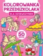 Kolorowanka przedszkolaka. Dla dziewczynek