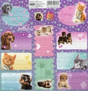 Naklejki na zeszyty Sweet Pets 2 wzory - <br />