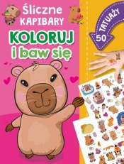 Śliczne kapibary. Koloruj i baw się. 50 tatuaży - Izabella Sieńko-Holewa