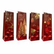 Torebka prezentowa Boże Narodzenie butelka mix