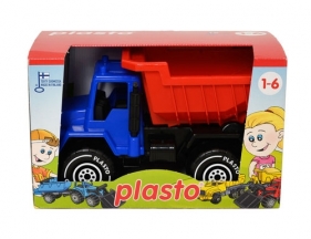 Wywrotka 30 cm niebiesko-czerwona w pudełku PLASTO