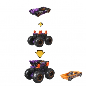 Hot Wheels Monster Trucks: Pojazd Monster Maker - Fioletowy (GWW13/GWW16)