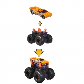 Hot Wheels Monster Trucks: Pojazd Monster Maker - Fioletowy (GWW13/GWW16)