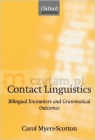 Contact Linguistics Myers-Scotton, Carol