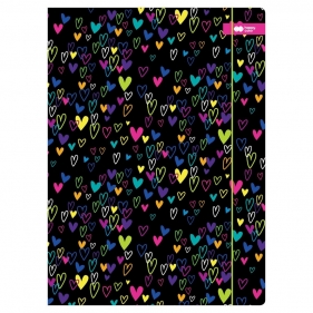 Happy Color, Teczka kartonowa z gumką 24x31cm - My Love