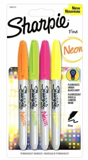 Marker Sharpie Neon - 4 kolory (SHP-1884953)
