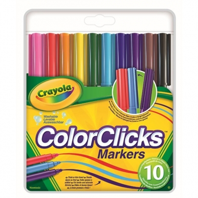 Markery Color Clicks 10 kolorów CRAYOLA