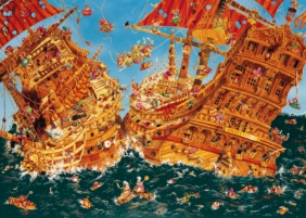 Heye, Puzzle 1000: Wanted! - Dick (30053) - Jean-Jacques Loup