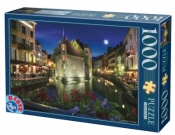 Puzzle 1000: Francja, Annecy nocą