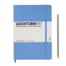 Notes Medium Leuchtturm1917 w kropki chabrowy 339584