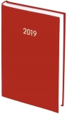 Kalendarz 2019 A5 dzienny Albit czerwony (1213)