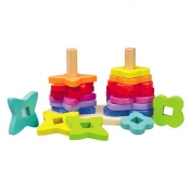 HAPE Podwójna Tęczowa Układanka (E0406)