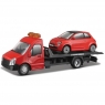 Bburago, Street Fire Transport W Fiat 500 RED 1:43