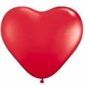 Balon gumowy Godan serce Czerwony 36cal (44353)
