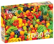 Puzzle 1000 Owoce i warzywa