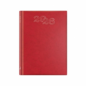 Terminarz 2026 B6 standard czerwony