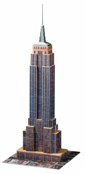 Ravensburger, Puzzle Budynki 3D: Empire State Building (12553)