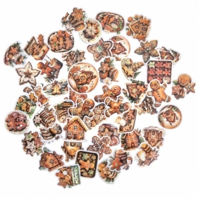 Naklejki winylowe Boże Narodzenie 4-6cm 50szt