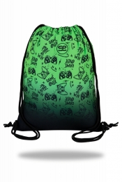 Coolpack, Worek na buty First - Game Over Gradient Green (F159969)