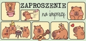 Zaproszenie Kapibary z insta (5szt)