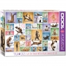  Puzzle 1000 Yoga Cats 6000-095312+