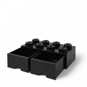 LEGO, Szuflada klocek Brick 8 - Czarna (40061733)