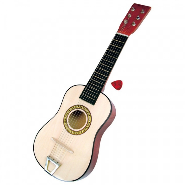 Drewniana gitara sześciostrunowa 60cm (86553)