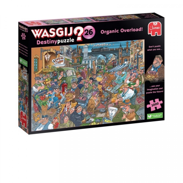 Puzzle 1000 elementów Wasgij Tłumy na rynku (JUM00022)