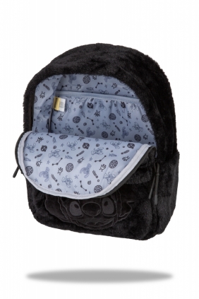 Coolpack, Plecak Młodzieżowy Disney Fluffy Stitch - Black (F151001)