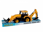 Traktor z koparką