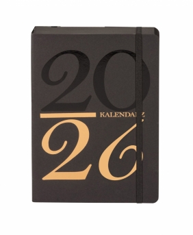 Kalendarz 2026 Kraft A5 DNS - Czarny
