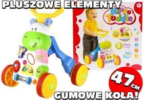Wesoły Pchacz Hipopotam z Lusterkiem Gumowe Koła