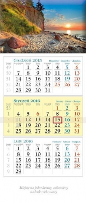 Kalendarz 2016 KT 03 Klif trójdzielny