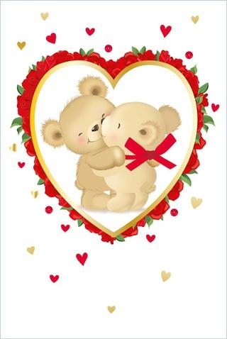 Karnet Walentynki - Sweet Teddies