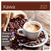Kalendarz 2021 30x30 Kawa HELMA