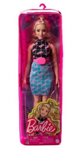 Lalka Barbie Fashionistas Power Girl krągłe kształty (HPF78)