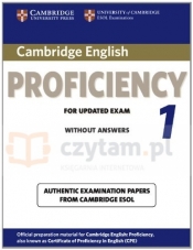 Cambridge English Proficiency 1 for updated exam SB w/o ans